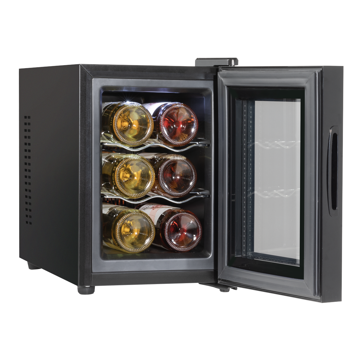 Baridi 6 Bottle Tabletop Wine Fridge & Cooler