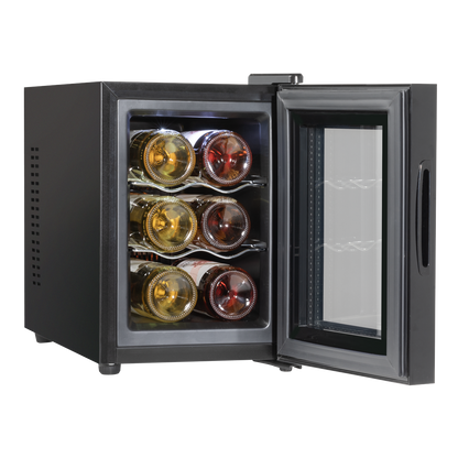 Baridi 6 Bottle Tabletop Wine Fridge & Cooler