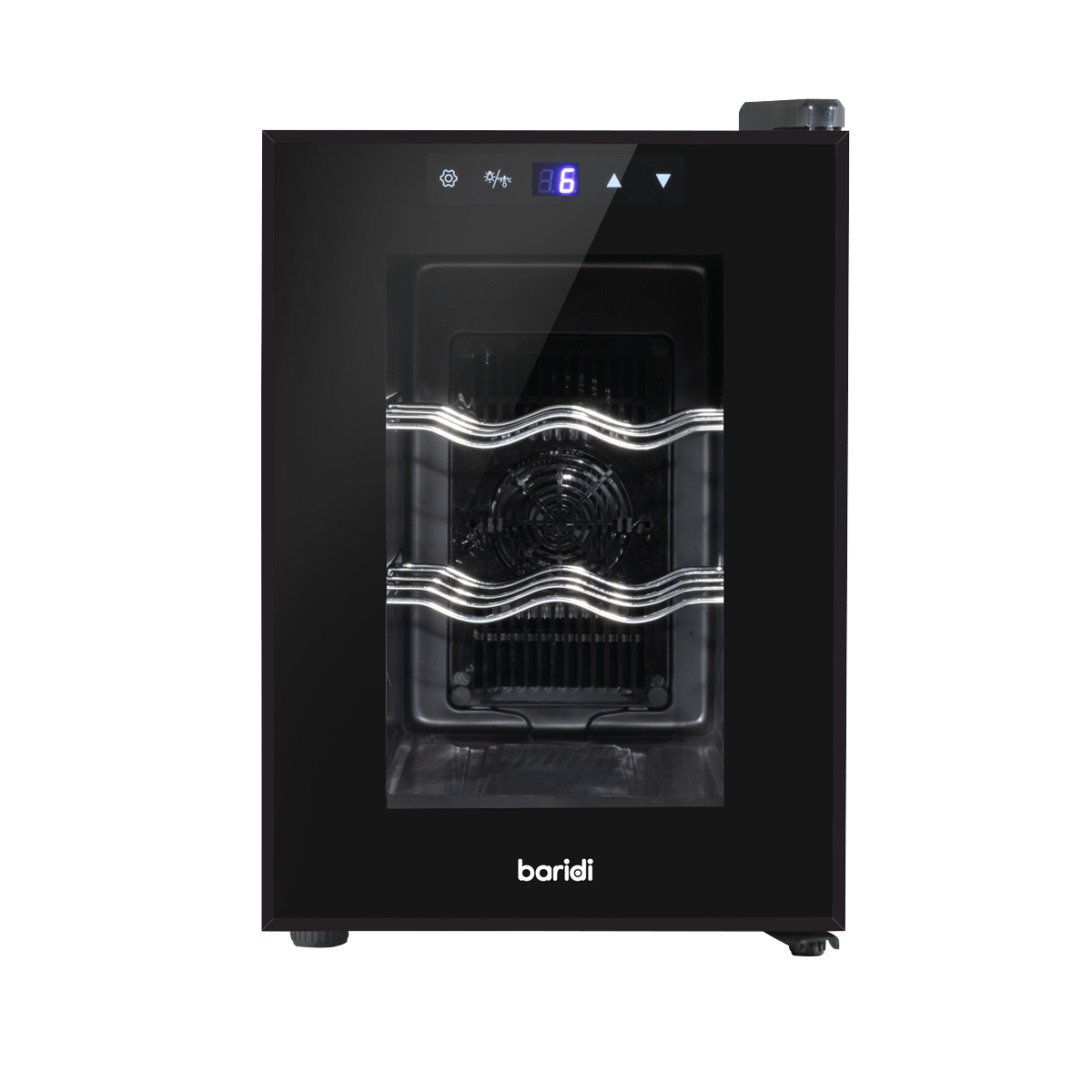 Baridi 6 Bottle Tabletop Wine Fridge & Cooler