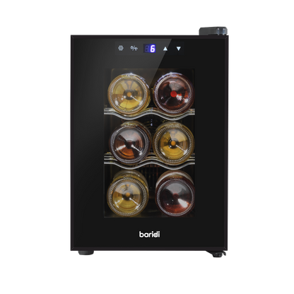 Baridi 6 Bottle Tabletop Wine Fridge & Cooler