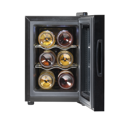 Baridi 6 Bottle Tabletop Wine Fridge & Cooler