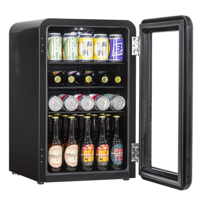 Baridi Retro Style Drinks/Beer & Wine Fridge 70L Capacity
