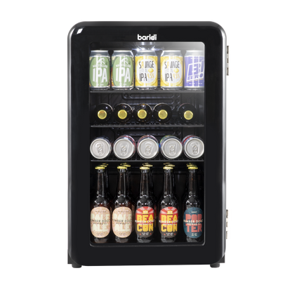 Baridi Retro Style Drinks/Beer & Wine Fridge 70L Capacity