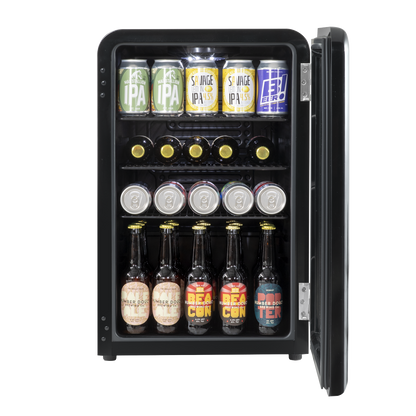 Baridi Retro Style Drinks/Beer & Wine Fridge 70L Capacity