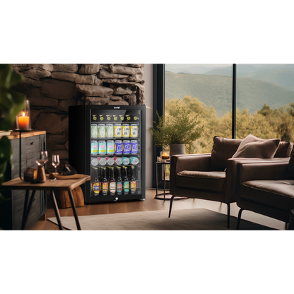 Baridi Under-Counter Drinks/Beer & Wine Fridge 115L Capacity