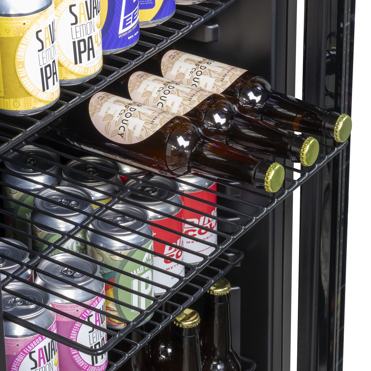 Baridi Under-Counter Drinks/Beer & Wine Fridge 115L Capacity