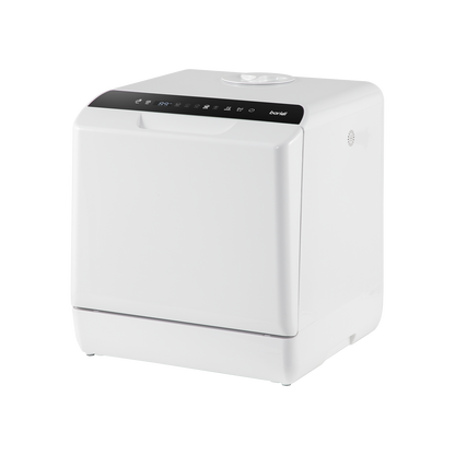Baridi 2-4 Place Settings Mini Portable Tabletop Dishwasher, 5 Wash Functions