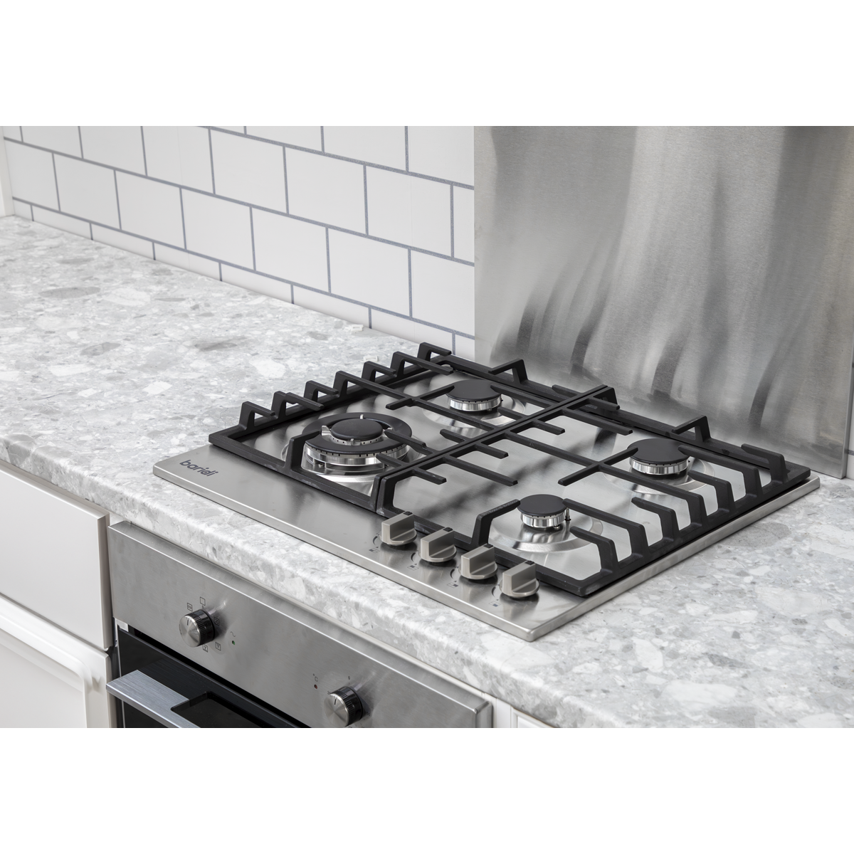 Baridi Gas Hob with 4 Cooking Zones 60cm