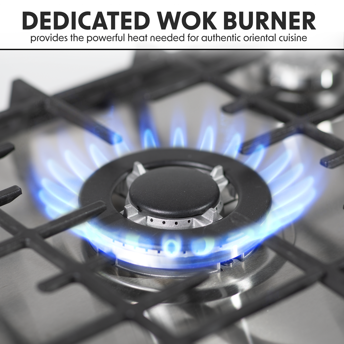 Baridi Gas Hob with 4 Cooking Zones 60cm
