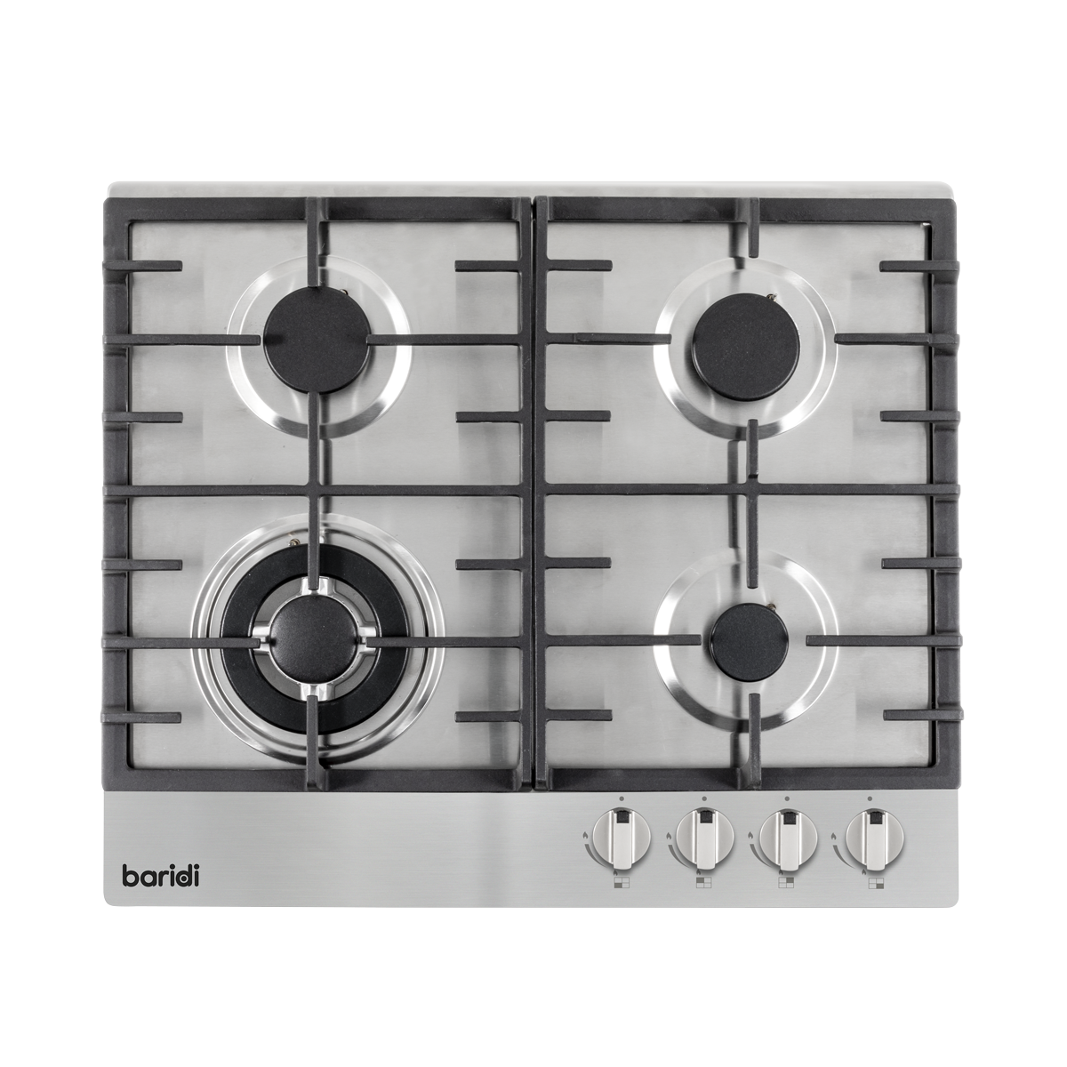 Baridi Gas Hob with 4 Cooking Zones 60cm