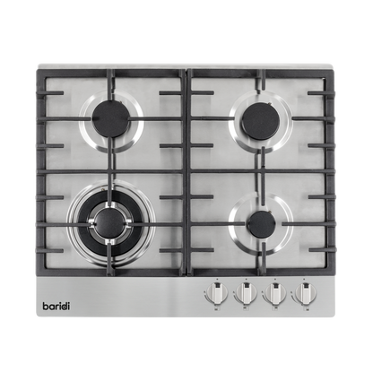 Baridi Gas Hob with 4 Cooking Zones 60cm