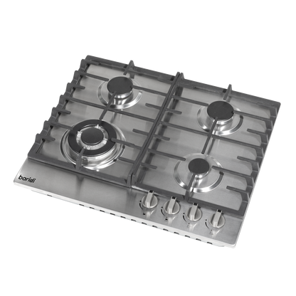 Baridi Gas Hob with 4 Cooking Zones 60cm
