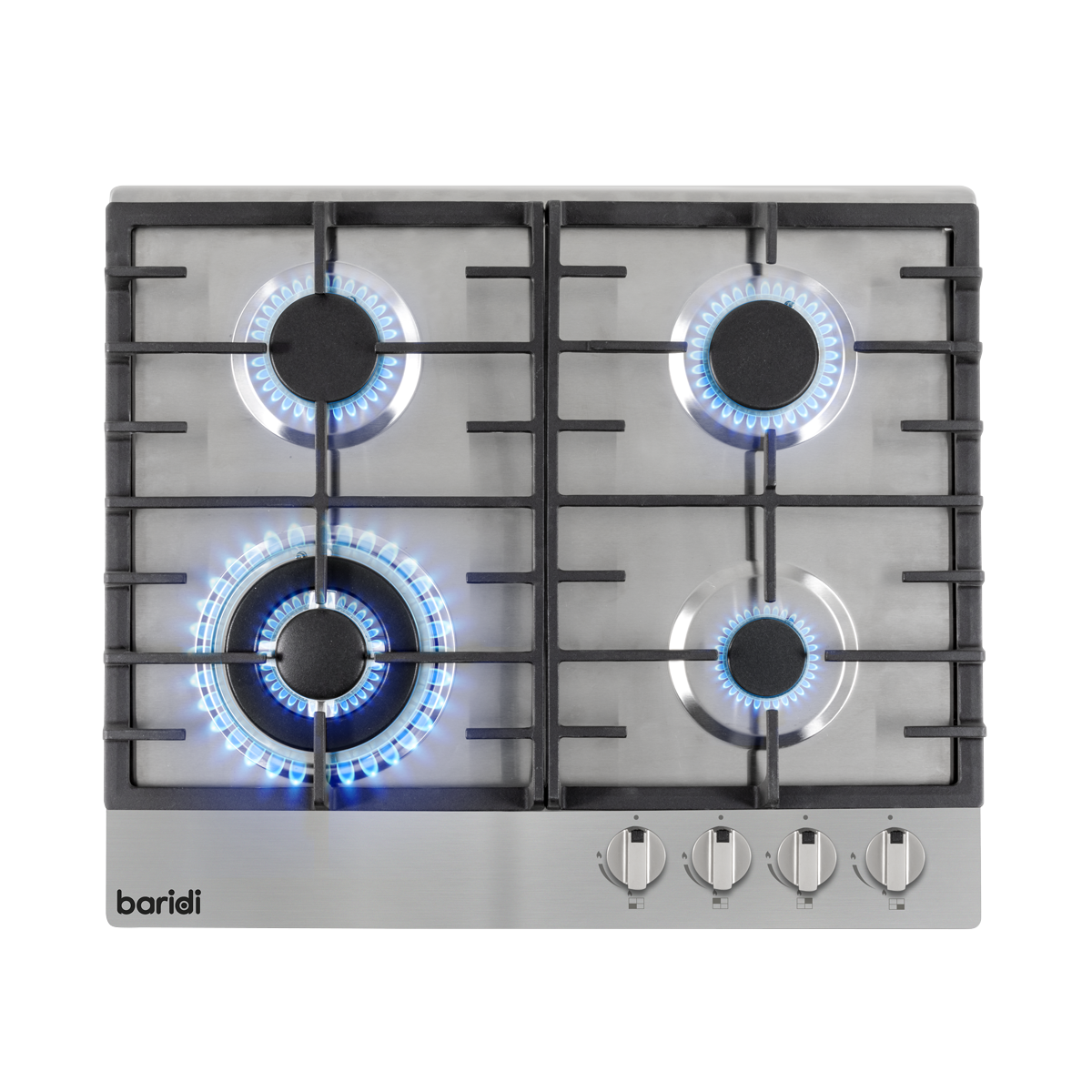 Baridi Gas Hob with 4 Cooking Zones 60cm