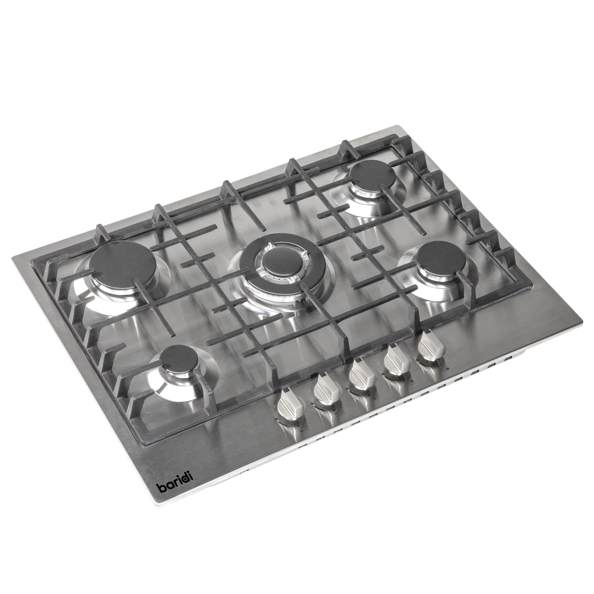 Baridi Gas Hob with 5 Cooking Zones 70cm