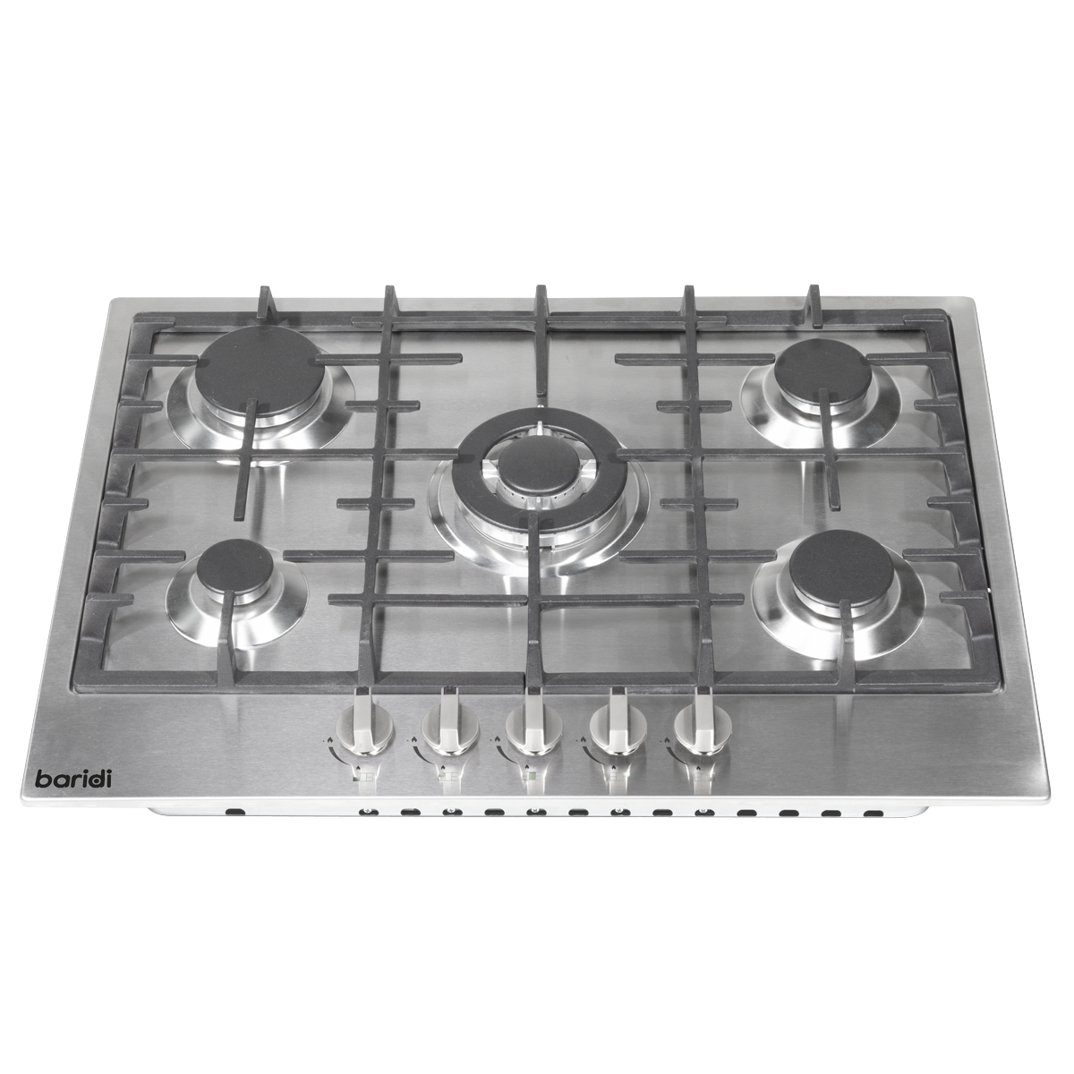 Baridi Gas Hob with 5 Cooking Zones 70cm