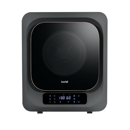 Baridi Tabletop Tumble Dryer with Digital Controls 2.5kg Capacity - Black