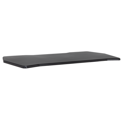 Dellonda Rectangular Desktop 1400 x 700mm - Carbon Fibre Effect