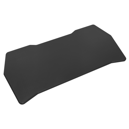 Dellonda Rectangular Desktop 1400 x 700mm - Carbon Fibre Effect