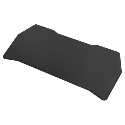 Dellonda Rectangular Desktop 1400 x 700mm - Carbon Fibre Effect