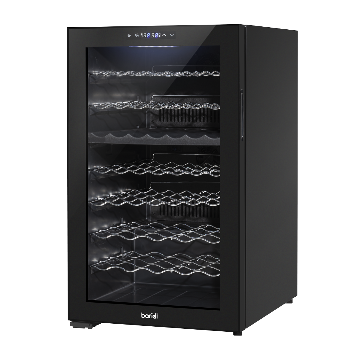 Baridi 52 Bottle Dual Zone Wine Fridge & Cooler