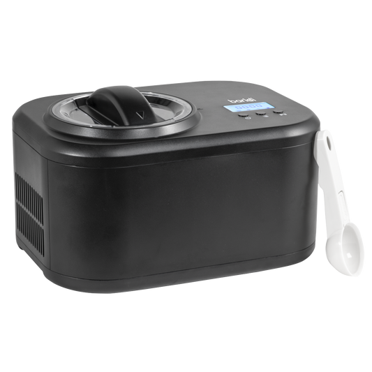 Baridi Automatic Churning Ice Cream Machine 1L - Black