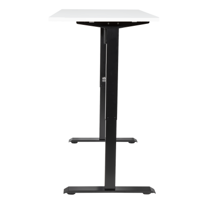 Dellonda White Electric Height Adjustable Standing Desk with Memory, Quiet, 1400x700mm
