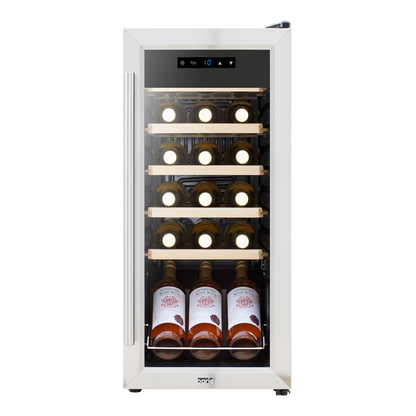 Baridi 18 Bottle Wine Fridge & Cooler - Stainless Steel