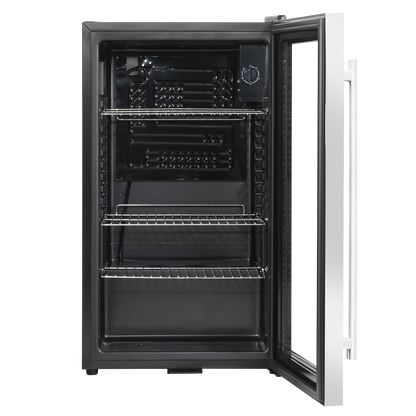 Baridi Wine, Beer & Drinks Fridge 85L Capacity - Stainless Steel