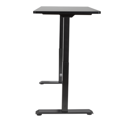 Dellonda Black Electric Height Adjustable Standing Desk, 1400 x 700mm Dual Motor 100kg