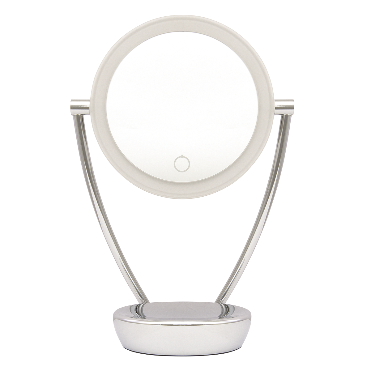 Dellonda Freestanding Double-Sided LED Vanity Mirror 7.5"
