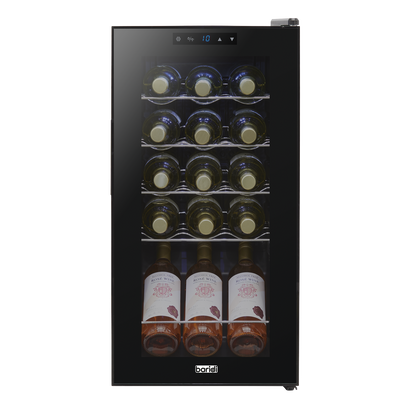 Baridi 15 Bottle Tabletop Wine Fridge & Cooler