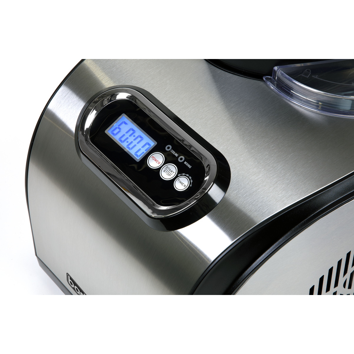 Baridi Ice Cream, Gelato & Sorbet Machine with Fast-Freeze Compressor Cooling 1.5L Capacity