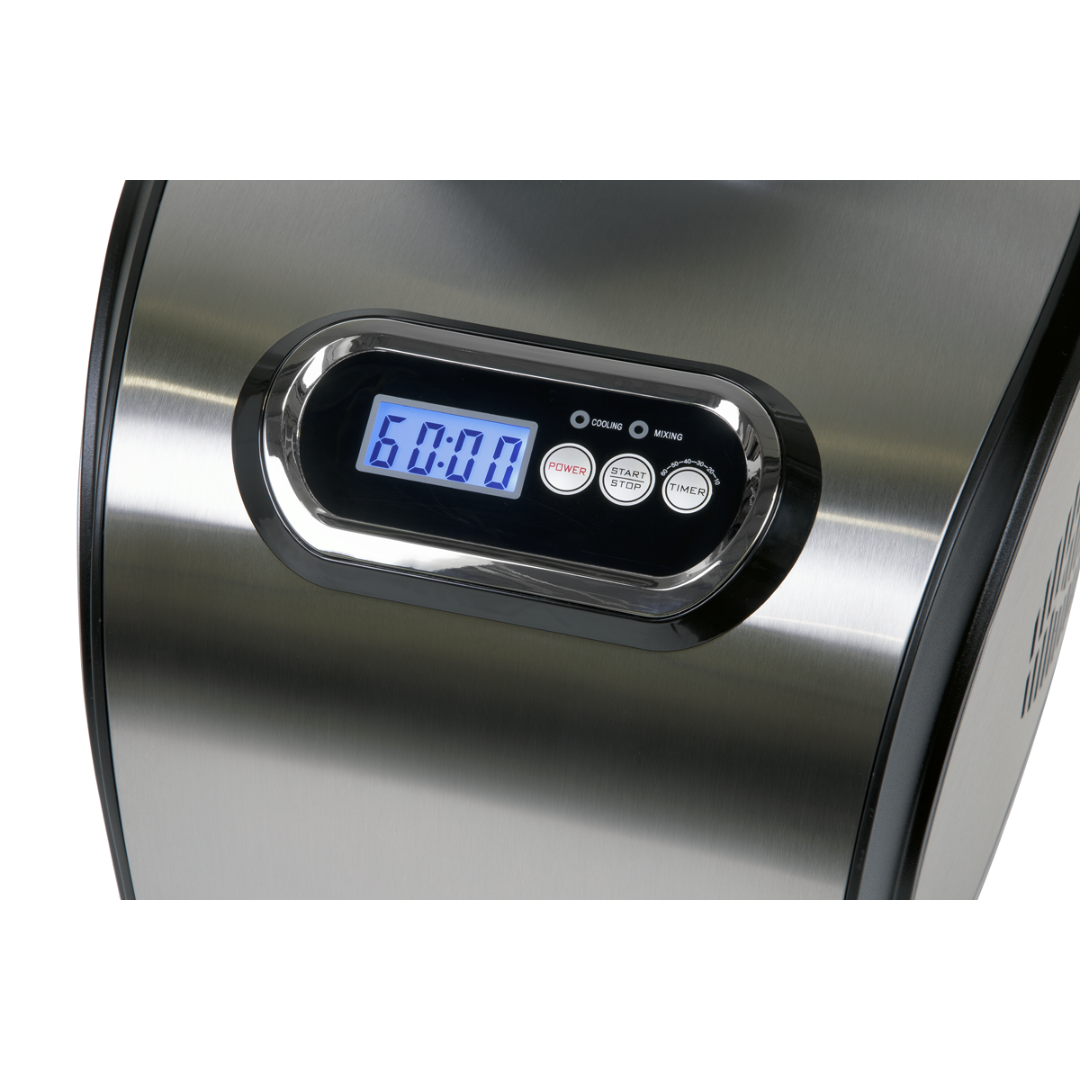 Baridi Ice Cream, Gelato & Sorbet Machine with Fast-Freeze Compressor Cooling 1.5L Capacity