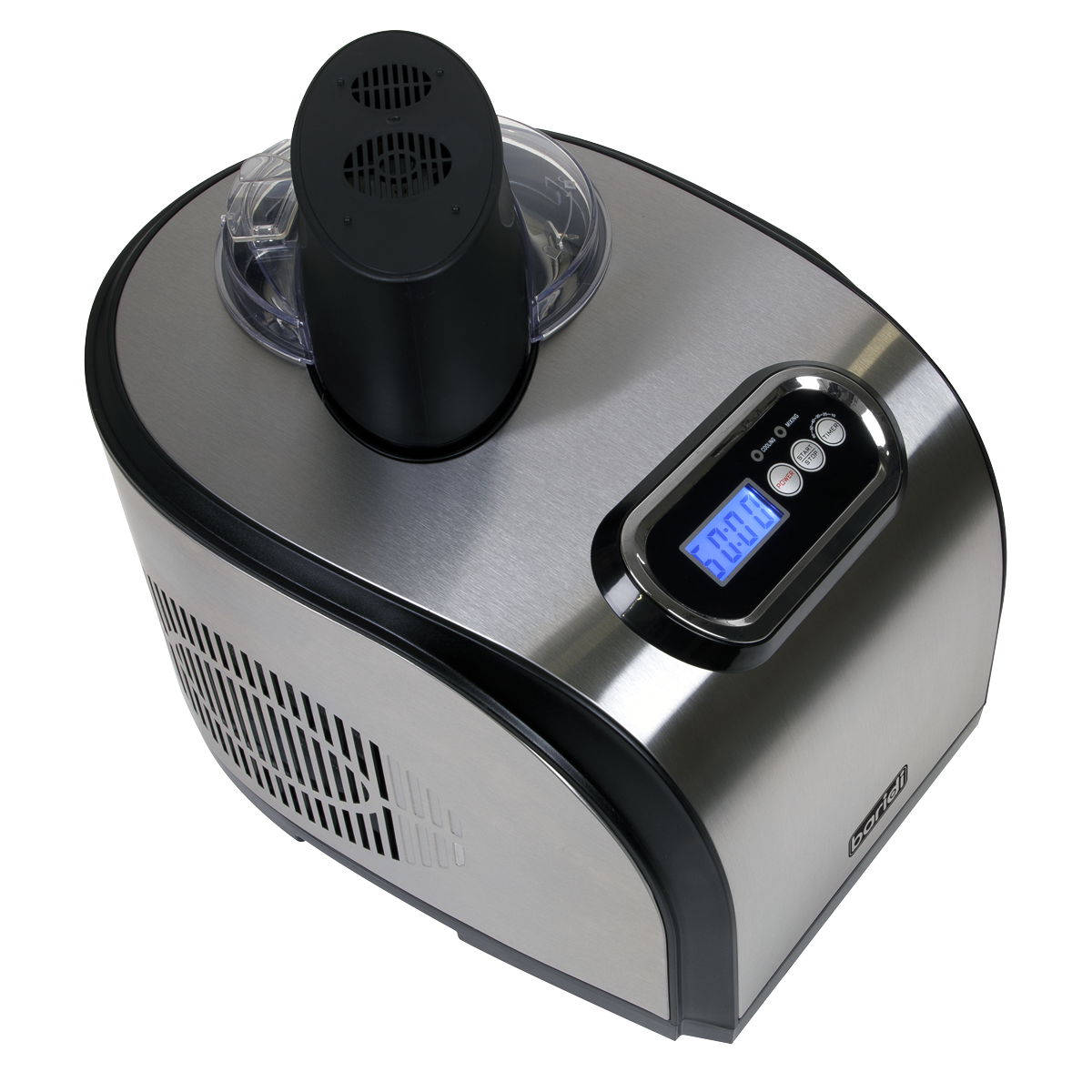 Baridi Ice Cream, Gelato & Sorbet Machine with Fast-Freeze Compressor Cooling 1.5L Capacity