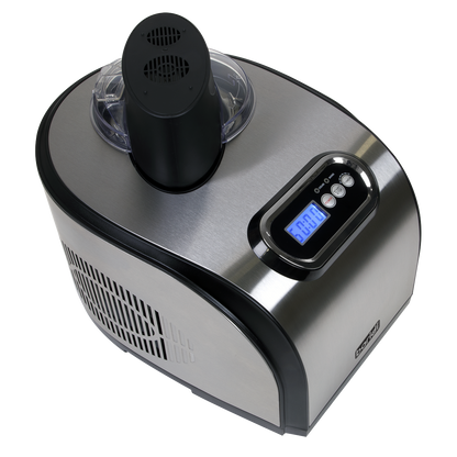 Baridi Ice Cream, Gelato & Sorbet Machine with Fast-Freeze Compressor Cooling 1.5L Capacity