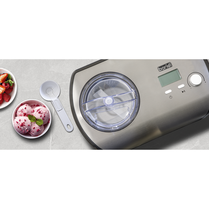 Baridi Ice Cream Maker with Fast Freeze 1.2L Capacity - Stainless Steel