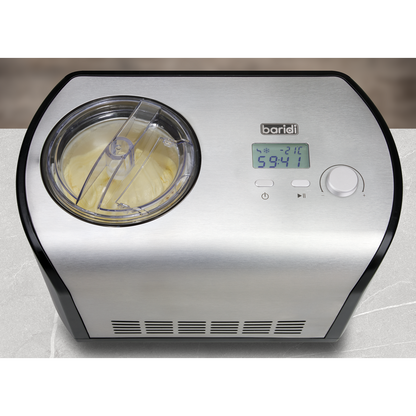 Baridi Ice Cream Maker with Fast Freeze 1.2L Capacity - Stainless Steel