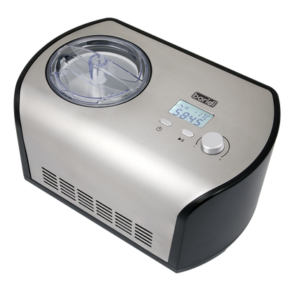 Baridi Ice Cream Maker with Fast Freeze 1.2L Capacity - Stainless Steel