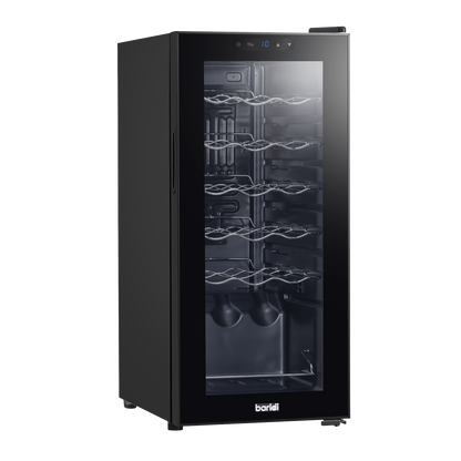 Baridi 18 Bottle Wine Fridge & Cooler - Black