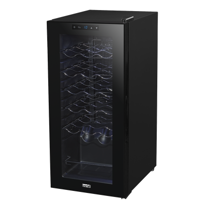 Baridi 18 Bottle Wine Fridge & Cooler - Black