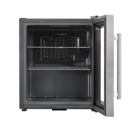 Baridi Mini Tabletop Beer & Drinks Fridge 50L Capacity - Stainless Steel