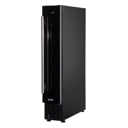 Baridi Extra-Slim 7 Bottle Wine Fridge & Cooler 15cm - Black