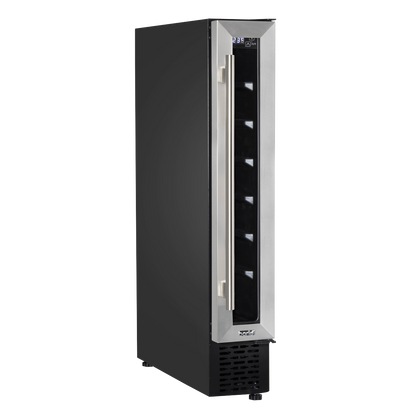 Baridi Extra-Slim 7 Bottle Wine Fridge & Cooler 15cm - Stainless Steel