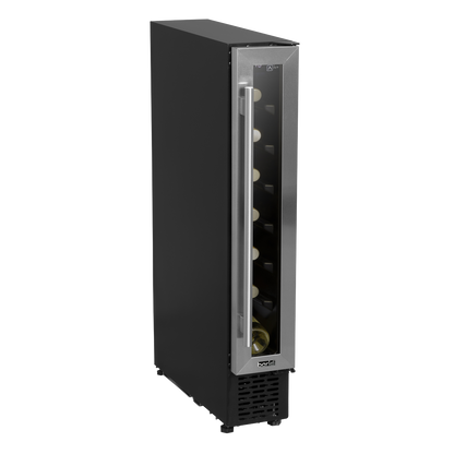 Baridi Extra-Slim 7 Bottle Wine Fridge & Cooler 15cm - Stainless Steel