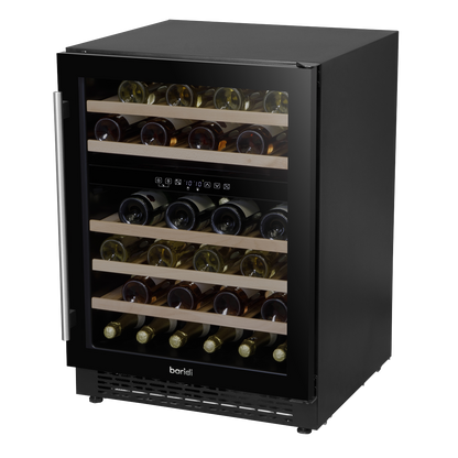 Baridi 46 Bottle Under-Counter/Freestanding Dual Zone Fridge & Cooler 60cm