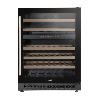 Baridi 46 Bottle Under-Counter/Freestanding Dual Zone Fridge & Cooler 60cm