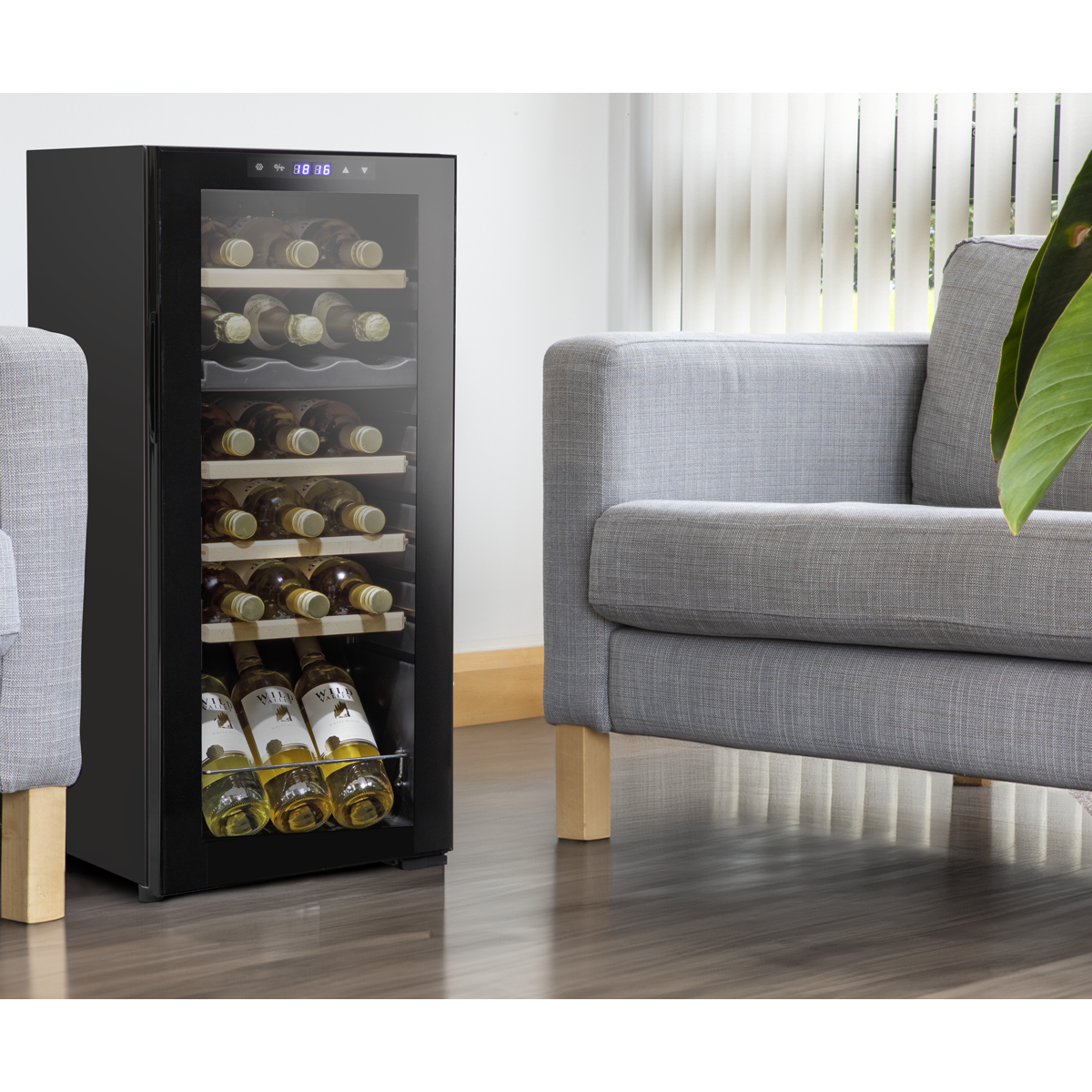 Baridi Dual Zone Wine Fridge & Cooler