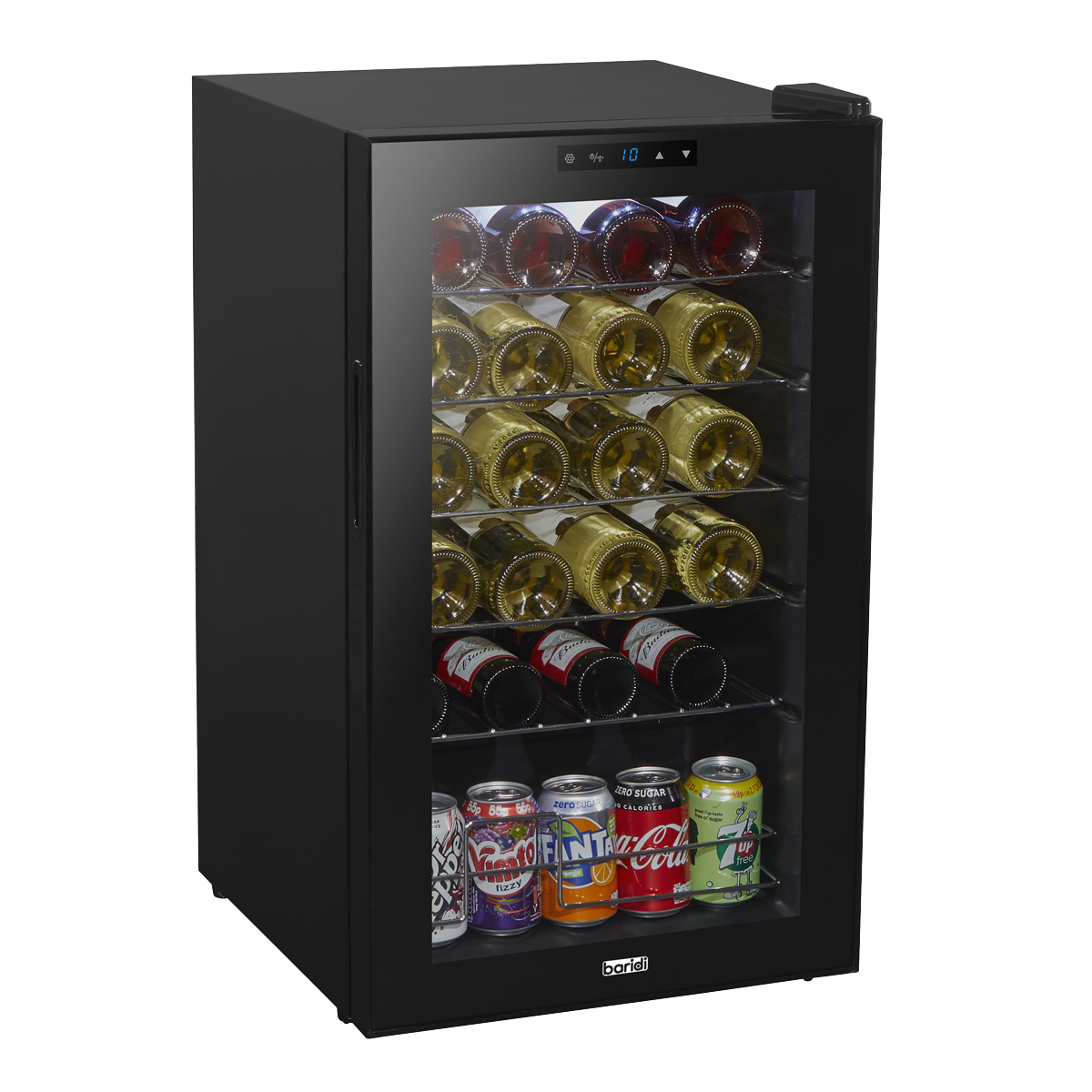 Baridi 24 Bottle Tabletop Wine Fridge & Cooler