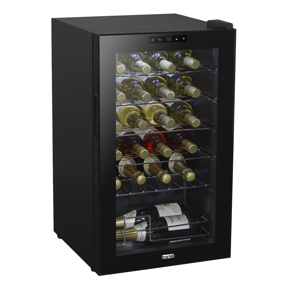 Baridi 24 Bottle Tabletop Wine Fridge & Cooler