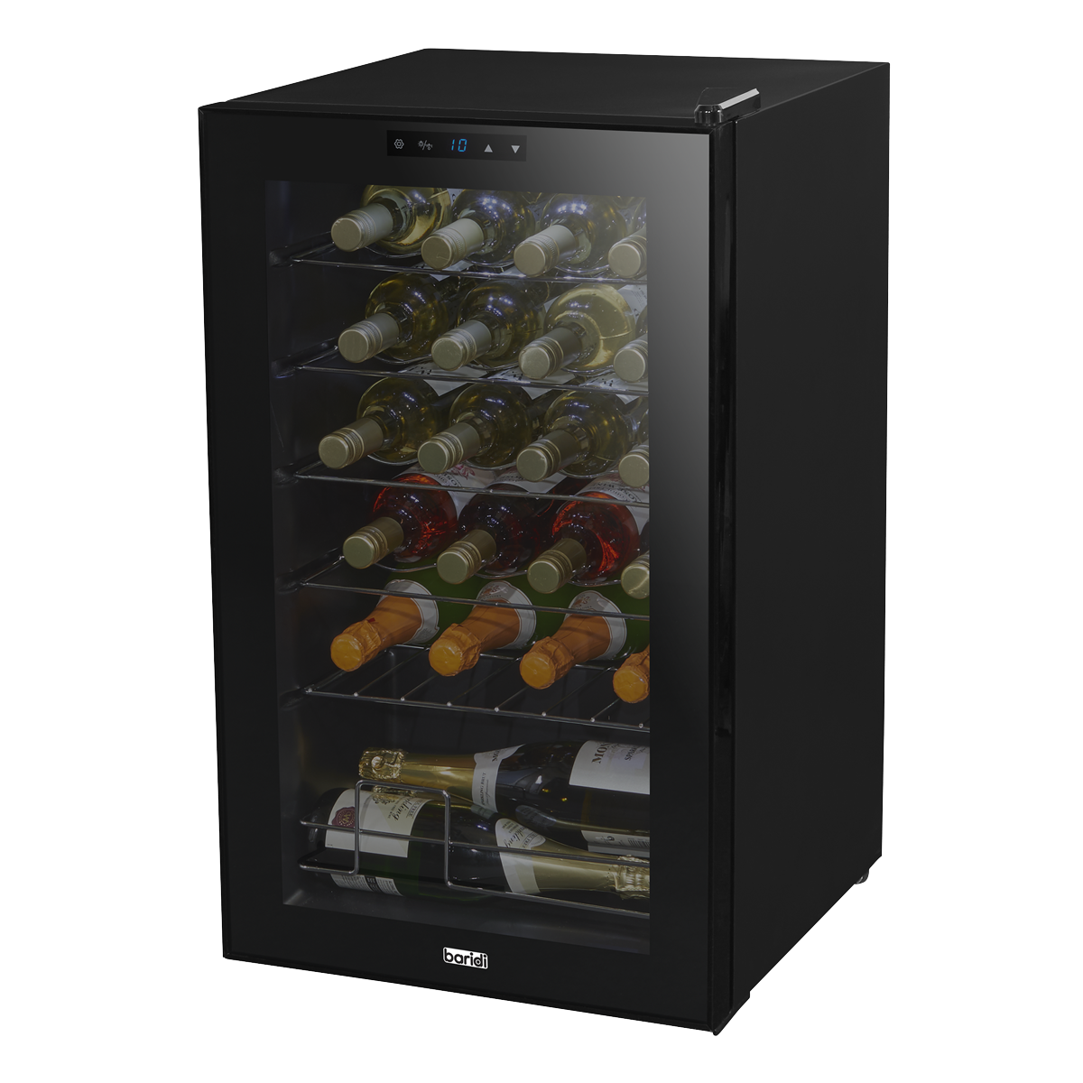Baridi 24 Bottle Tabletop Wine Fridge & Cooler